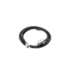 60156-AD-3-l Cable USB-A a Lightning, 1 metro, certificado MFi, carga rápida 5V/2.4A, conector C94, caja de aluminio, nylon trenzado, color negro.