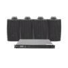 SF120DTB_4WS-l KIT de amplificador de audio 120W para rack, 4 altavoces de pared color negro 2.5W - 20W, sistema 70/100V